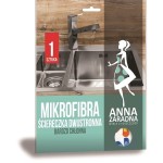 Ściereczka z mikrofibry 16x17cm uniwersalna ANNA ZARADNA 1szt. /ST-AZ-017676/
