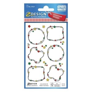 Naklejki Z-DESIGN papierowe z tłoczeniami-ramki do ręcznego opisania AVERY ZWECKFORM 6szt. /54127/