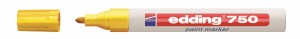 Marker olejowy 2-4mm EDDING 750 żółty /750/005/Z ED/ /DO WYCZERPANIA ZAPASÓW/