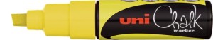 MARKER KREDOWY CHALK UNI UNPWE8K/6ZO ŚCIĘTY 8mm ŻÓŁTY