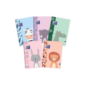 Zeszyt A5/32 kratka posiada adresówkę okładka SOFT TOUCH OXFORD KIDS mix wzorów i kolorów 1szt. /400175622/