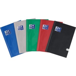 Brulion OXFORD ESS A5/96 kratka z marginesem mix kolorów /400174961/