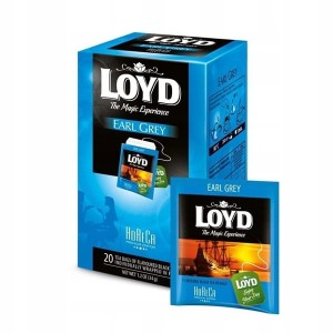 HERBATA CZARNA KOPERTOWANA LOYD EARL GREY 20szt.