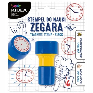 SEMPEL NAUKA ZEGARA DLA DZIECI - PIECZĄTKA Z GODZINAMI KIDEA