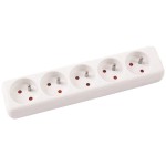 Przedłużacz do prądu OFFICE PRODUCTS, 5 gniazd 3m z uziemieniem biały /13115321-14/