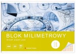 Blok milimetrowy A3 20 kartek INTERDRUK -blmia3-