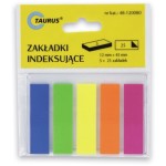Zakładki indeksujące TAURUS 12x45 mm, 5x25 szt  /48-120080/