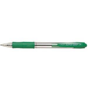 Długopis automatyczny PILOT SUPER GRIP zielony