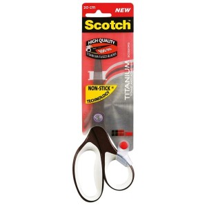 Nożyczki tytanowe 20cm SCOTCH czarno-szare /3M-FT600004053/