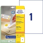 Etykiety uniwersalne Avery Zweckform usuwalne 210 x 297 mm, 30 etykiet A4 25 Arkuszy + 5 Arkuszy EXTRA /L4735REV-25/