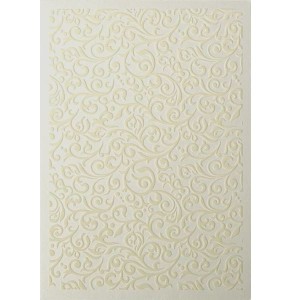 Karton ozdobny welurowy flock ciemnokremowy A4 220g 5szt /208322/