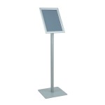 Stojak na ulotki aluminiowy na nóżce A4 /stua4p/