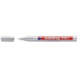 Marker olejowy 1-2mm EDDING 751 srebrny /751/054/S ED/