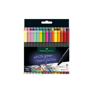 Cienkopis 0,4mm FABER CASTEL GRIP komplet 30 kolorów 30szt. /151630 FC/