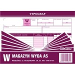 Druk samokopiujący magazyn wyda A5 80 kartek TYPOGRAF /01034/