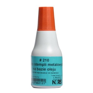 Tusz do stempli metal NORIS 210s czerwony /NO210CE/