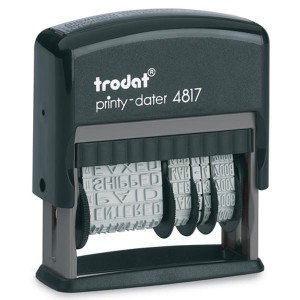 Datownik TRODAT 4817 + 12 haseł 1szt.  /TR4817POL/ISO/