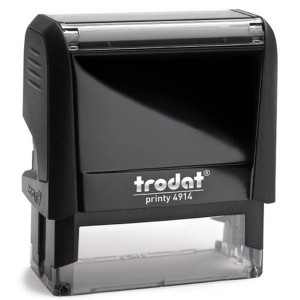 Pieczątka automat TRODAT 4914 czarna - poduszka czarna 64x26mm /TRE-4914CAWA/