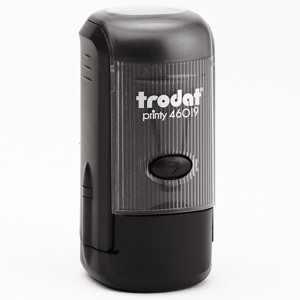 Pieczątka automat TRODAT 46019 okrągła FI 19 poduszka czarna /TRN_46019CA/
