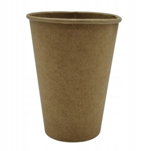 Kubki papierowe 180ml średnica 70mm brązowe KRAFT bez nadruku 100szt. /43049/