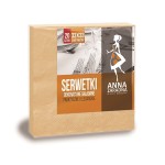 Serwetki trójwarstwowe 33x33 ANNA ZARADNA łososiowe 20szt.