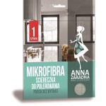 Ściereczka z mikrofibry 30x40cm do polerowania ANNA ZARADNA szara 1szt. /ST-AZ-017652/