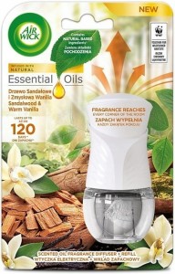ODŚWIEŻACZ AIR WICK ELEKTRYCZNY DRZEWO SANDAŁOWE I ZMYSŁOWA WANILIA