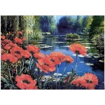 Mozaika diamentowa 5D KIT 30x40cm CENTRUM kwiaty 89633 /0452-6303-93/