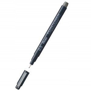 Cienkopis PENTEL POINTLINER szary 0,5mm 1szt. /S20P-5N/