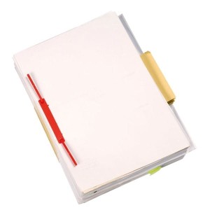 Klips archiwizacyjny Q-CONNECT D-clip czerwony 100szt /KF02281/