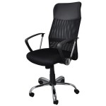 Fotel biurowy na kółkach OFFICE PRODUCTS Korfu, czarny