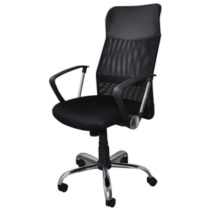 Fotel biurowy na kółkach OFFICE PRODUCTS Korfu, czarny