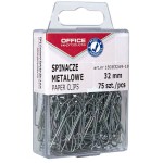 Spinacze biurowe 32mm OFFICE PRODUCTS 75szt srebrne /18083269-19/