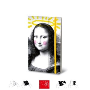 Notatnik z gumką 13x21cm/192 linia 80g STIFFLEX ANGEL LISA /SXN-021M/