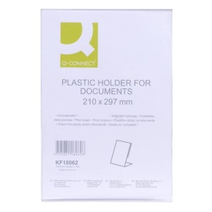 Podstawka z plexi Q-CONNECT 210x297mm transparenta 1szt. /KF18062/