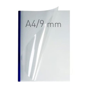 Termookładki OPUS O.THERMOTOP 9mm DOUBLE CLEAR miękkie grzbiet granatowy 40szt. /210688/