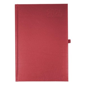 Terminarz A5 dzienny O.DIARY Merkury OPUS 2025 bordowy /809530/