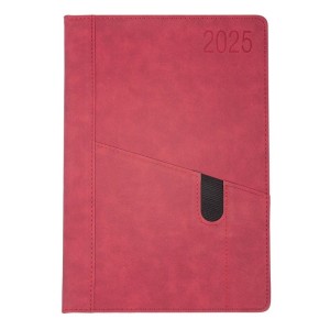 Terminarz B5 tygodniowy O.DIARY OPUS Uran 2025 czerwony  1szt. /809493/