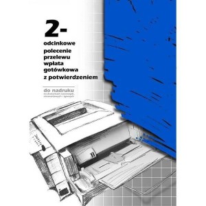 Druk "Polecenie Przelewu" 2-odc z potw MICHALCZYK I PROKOP A4 100szt /F-111-2/