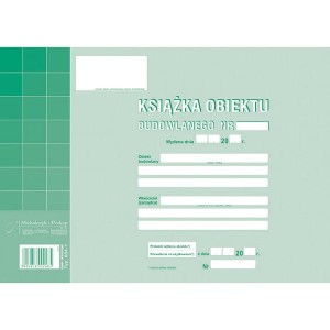 Druk "Książka Obiektu Budowlanego" MICHALCZYK I PROKOP /604-1/