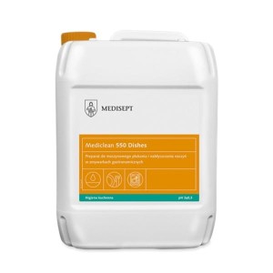 Koncentrat do płukania i nabłyszczania naczyń w zmywarkach 5,0l MEDICLEAN DISHES 550 /SSE-GOT-MC550-5L/