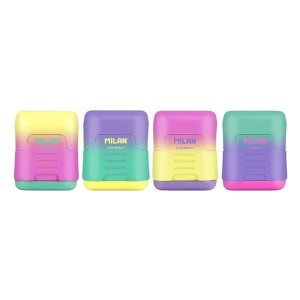 Temperówka podwójna z pojemnikiem MILAN COMPACT SUNSET mix kolorów 1szt. 20166224SN/