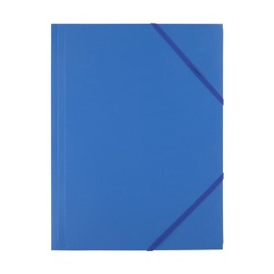 Teczka z gumką A4 PP 450mic LEVIATAN D.RECT niebieska /009084/