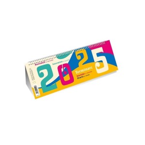 Kalendarz biurkowy stojący poziomy 295x100mm ze spiralką 2025 MICHALCZYK I PROKOP obrazek 23 1szt. /T-100-2-23/