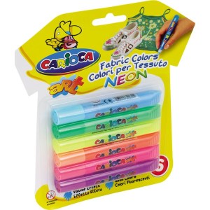 FARBY DO TKANIN CARIOCA NEONOWE 6 KOLORÓW