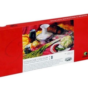 Farby gwasz 12 kolorów 12ml MARIES 7312B /170-1912/