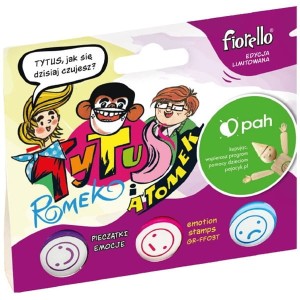 Pieczątka buźka emocje GR-FF03T FIORELLO Tytus Romek I Atomek 3szt. /170-2731/