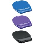 Podkładka Fellowes żelowa pod mysz i nadgarstek CRYSTAL niebieska