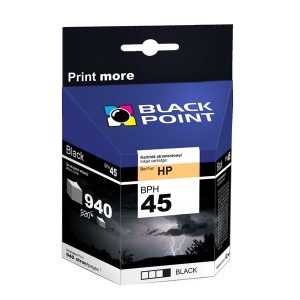 Tusz 45 zamienny do  HP 51645 marka Black Point, black /BPH45/