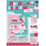 Blok kreatywny A4 z naklejkami PASTEL INTERDRUK